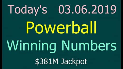 march 6th powerball